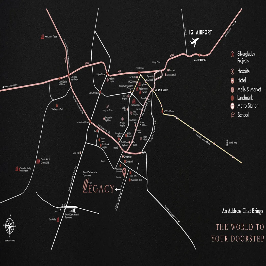 Silverglades The Legacy location map