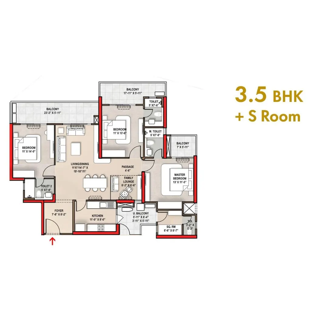 3.5BHK Type 2