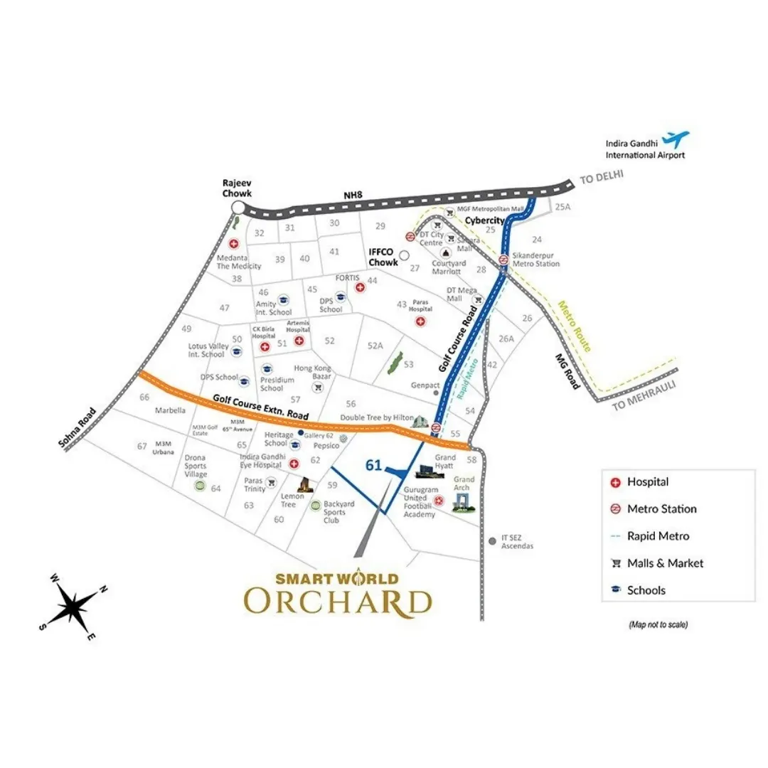 Smart World Orchard location map