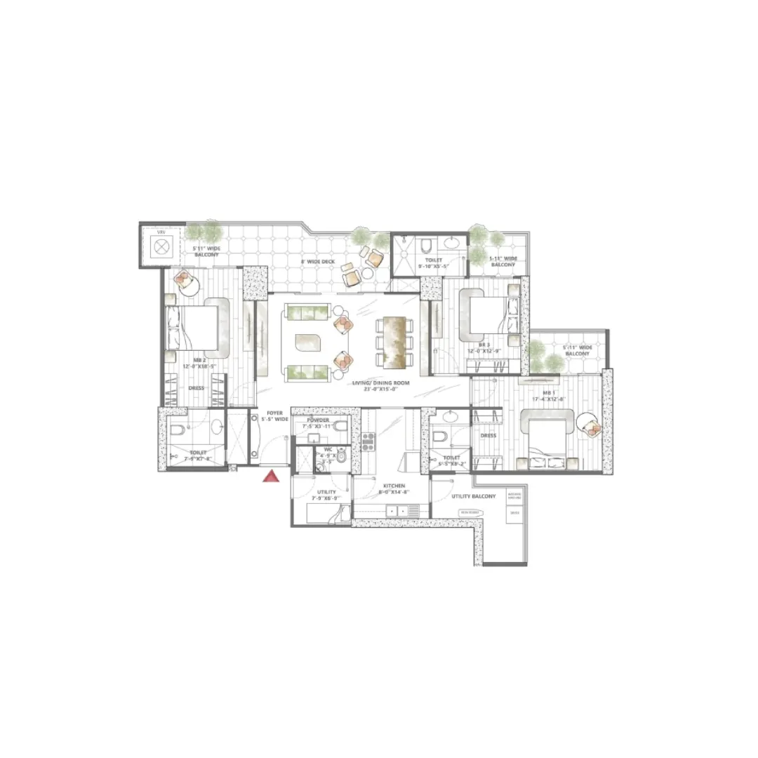 3BHK