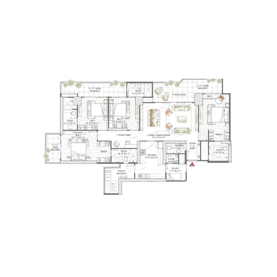 4.5 BHK