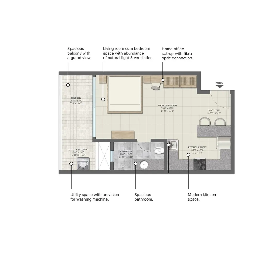 4BHK+MU Room