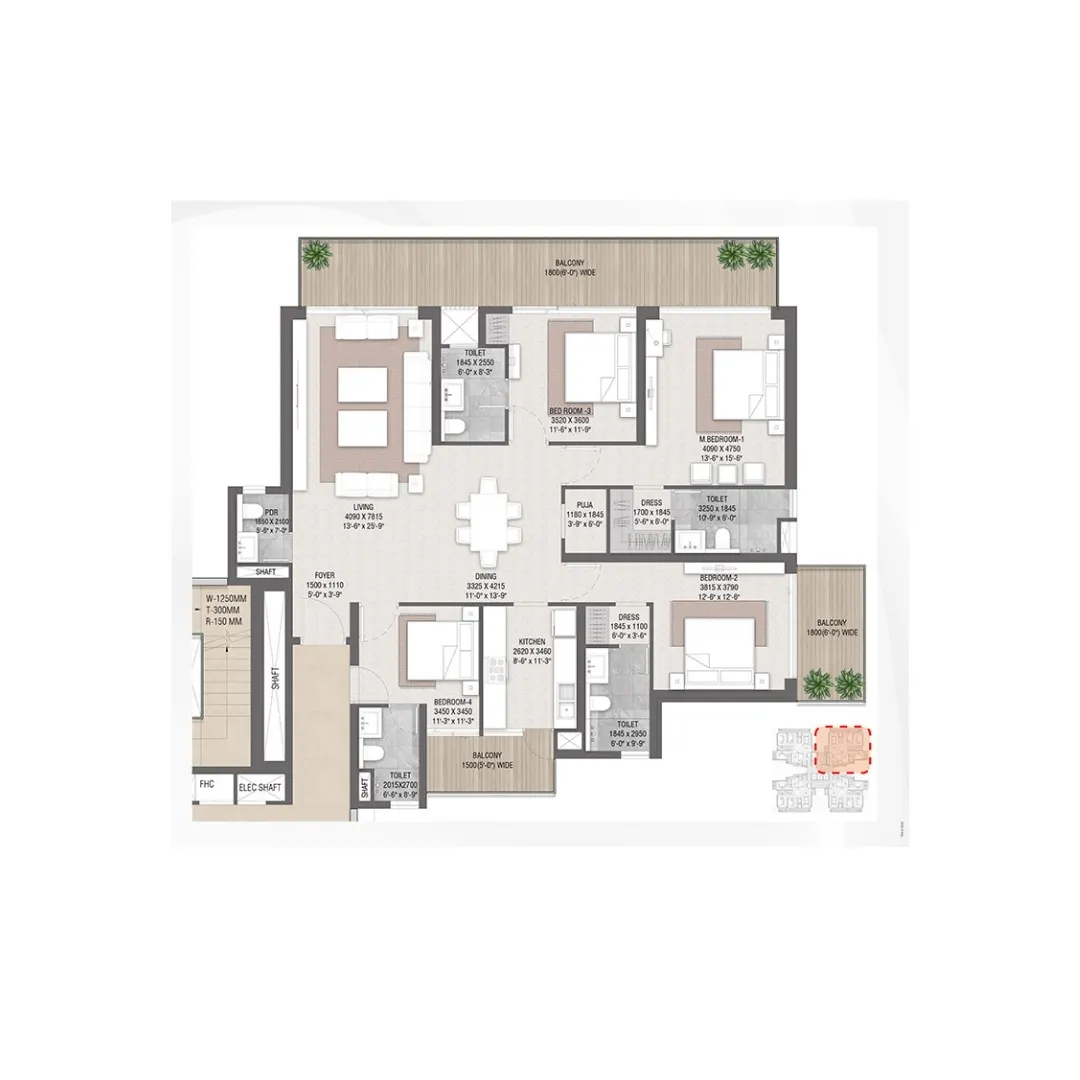 4 BHK