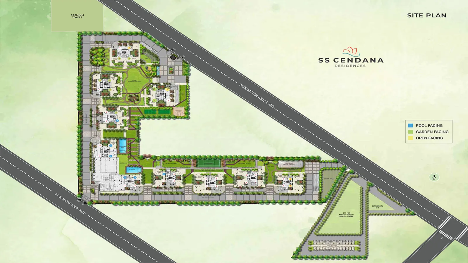SS Cendana Residences master plan