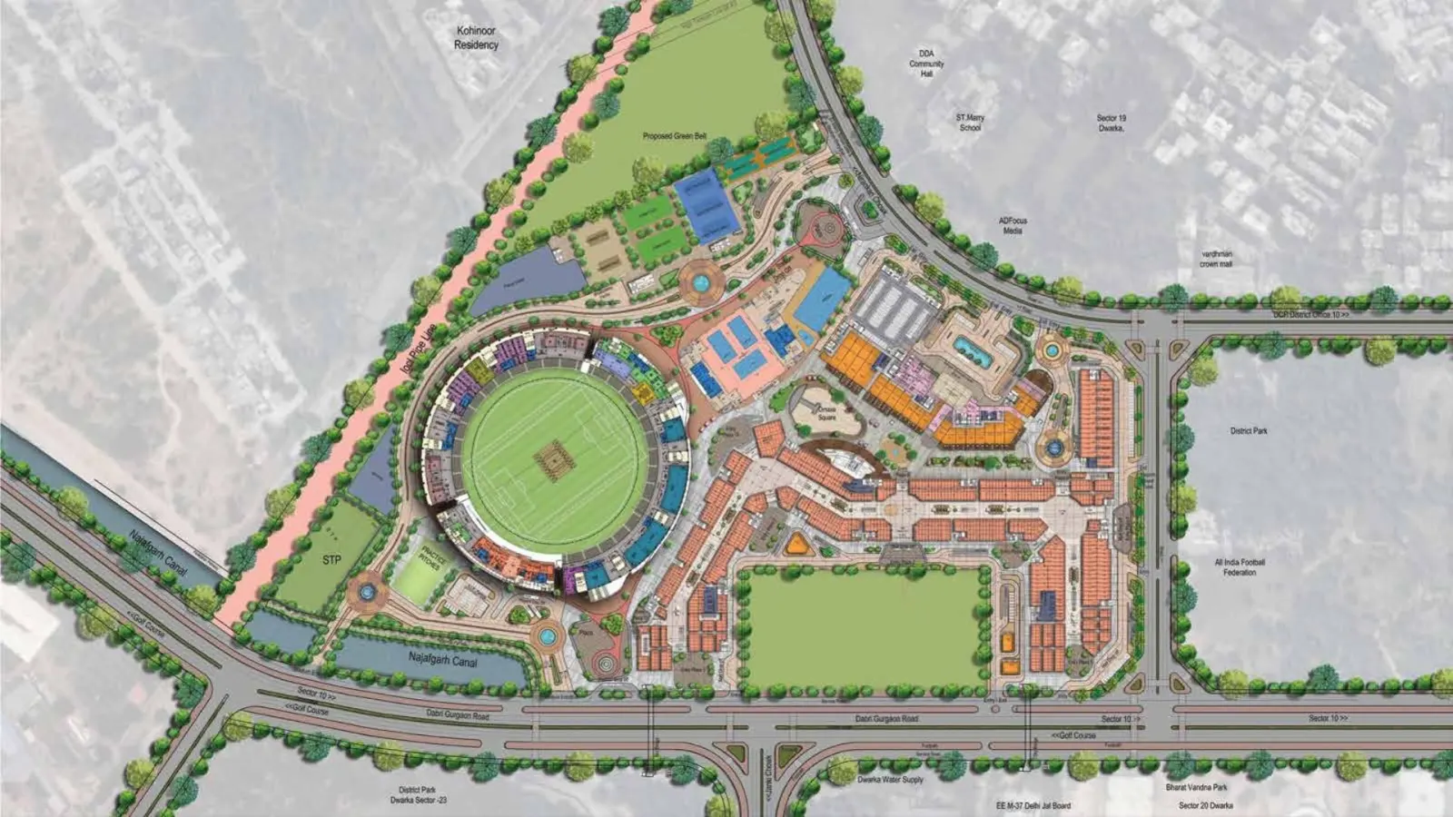 The Omaxe State master plan