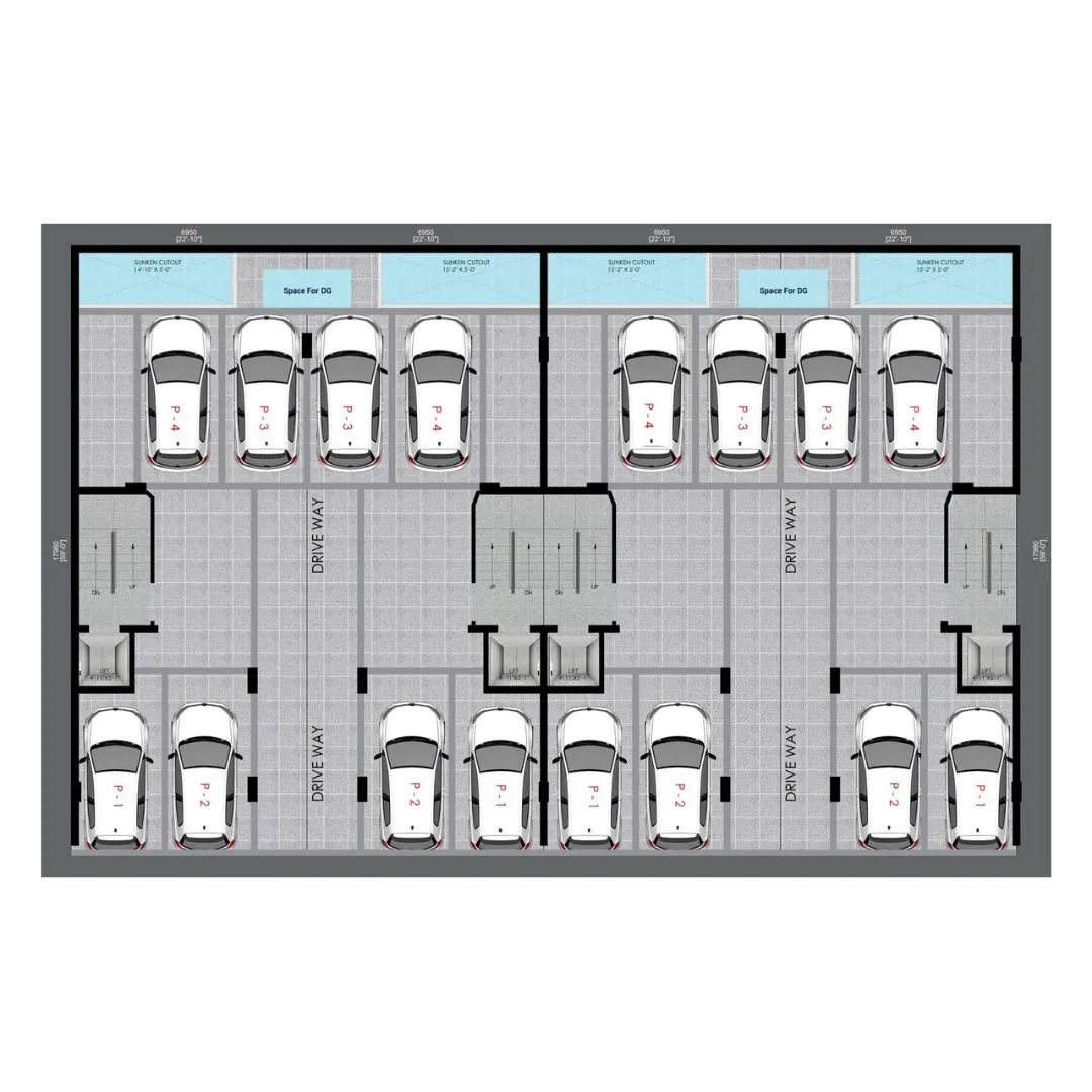 Trehan Luxury Floors Sector 35 floor plan