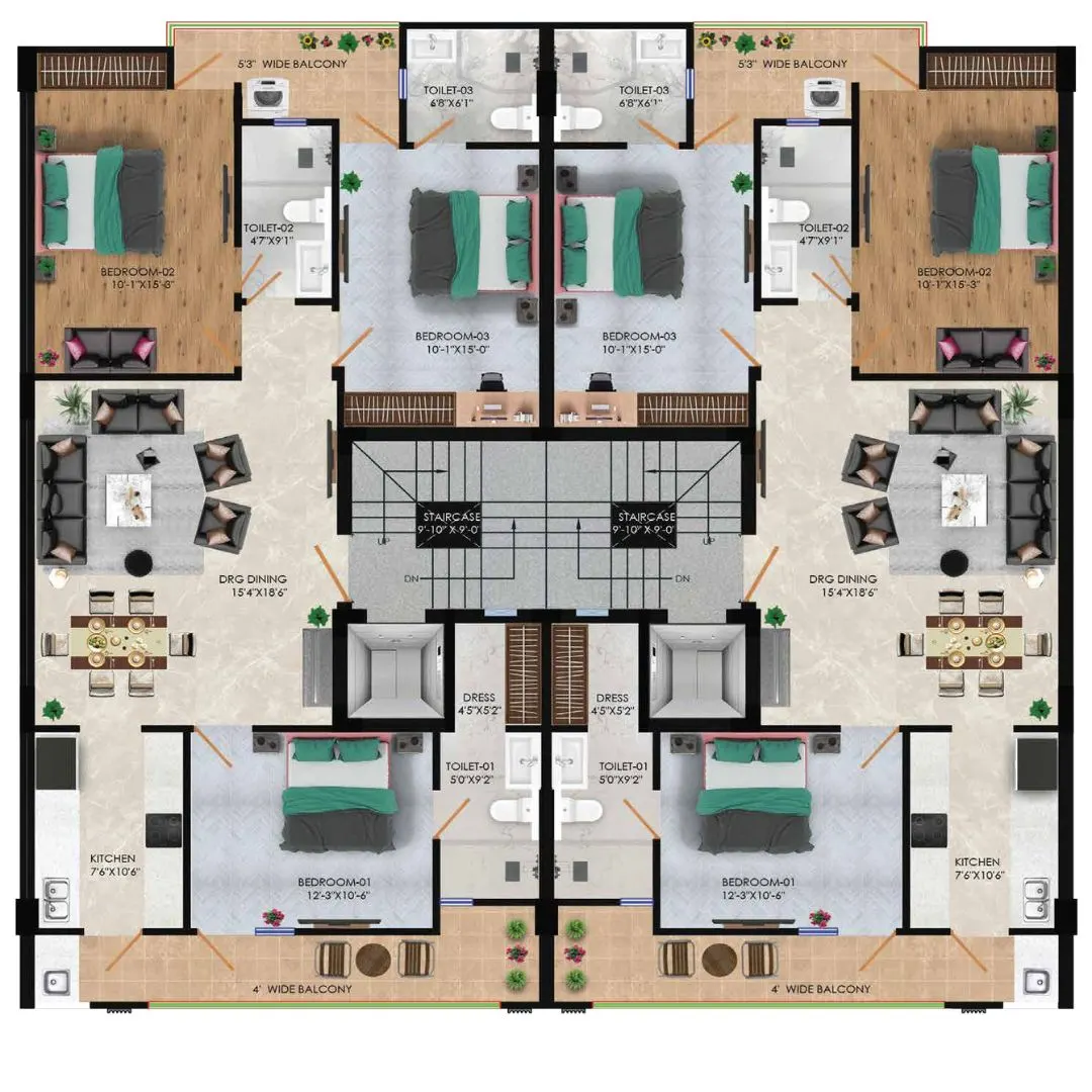 3BHK