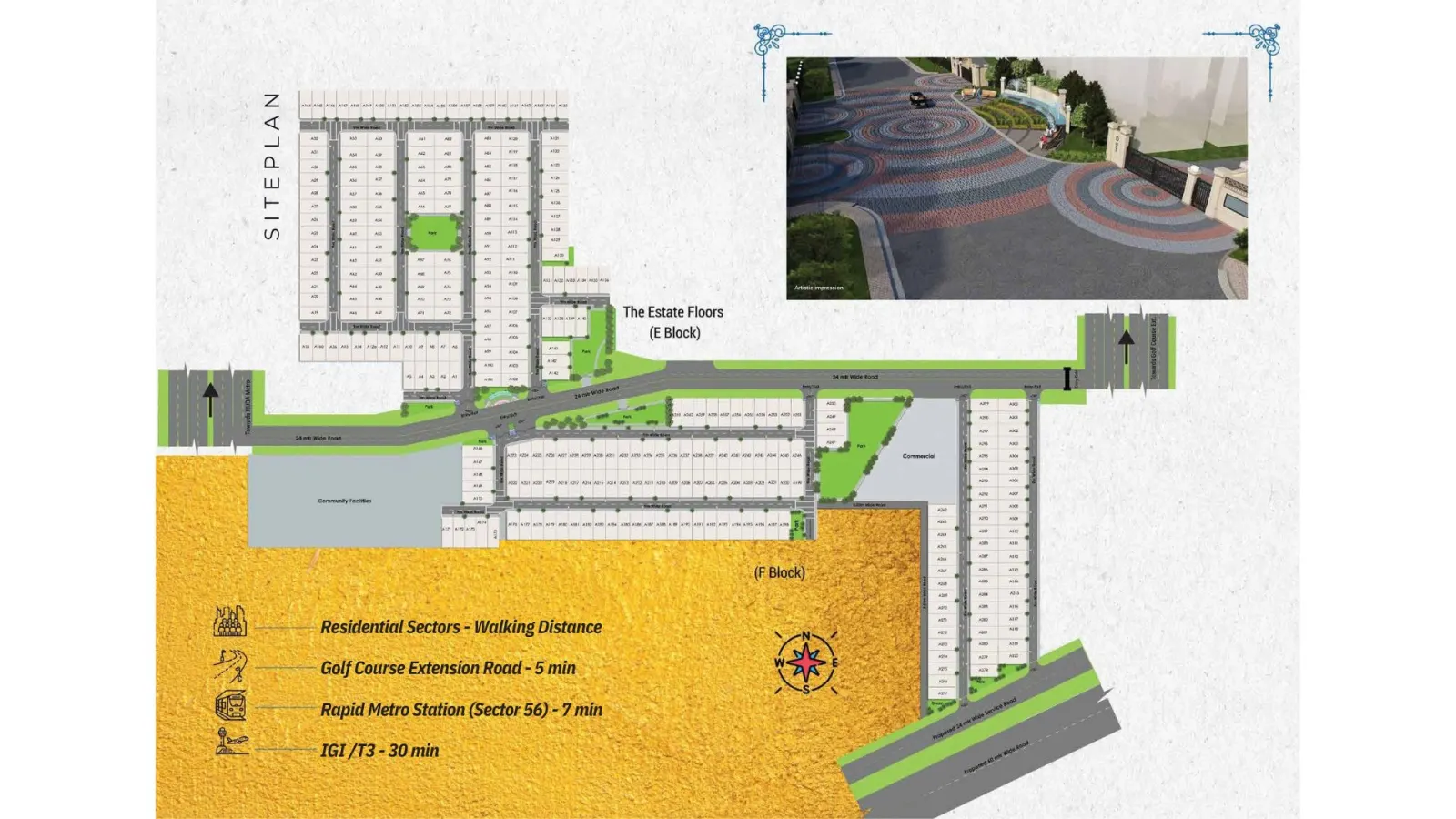 Trehan Luxury Floors 63A master plan