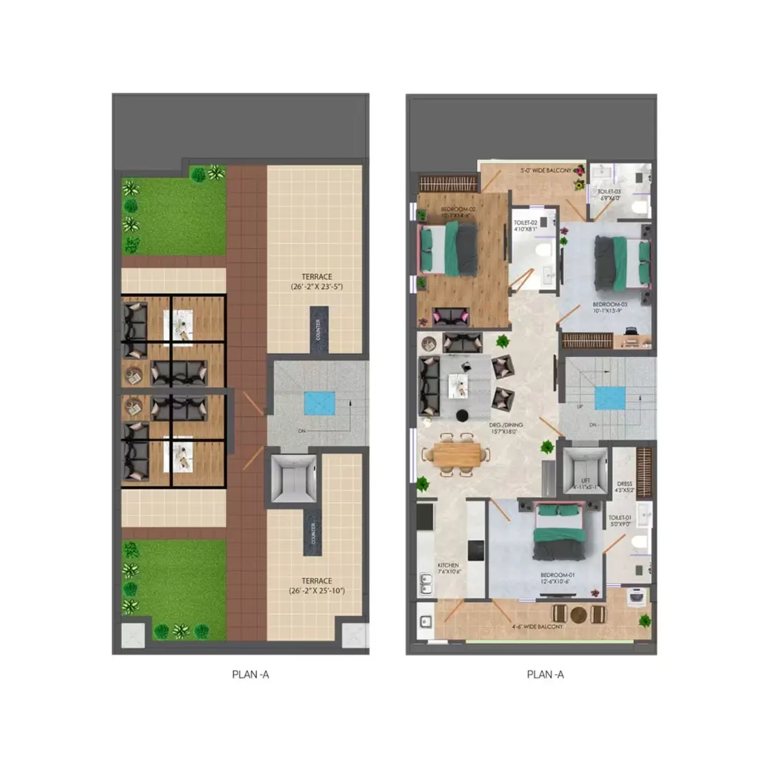 3BHK