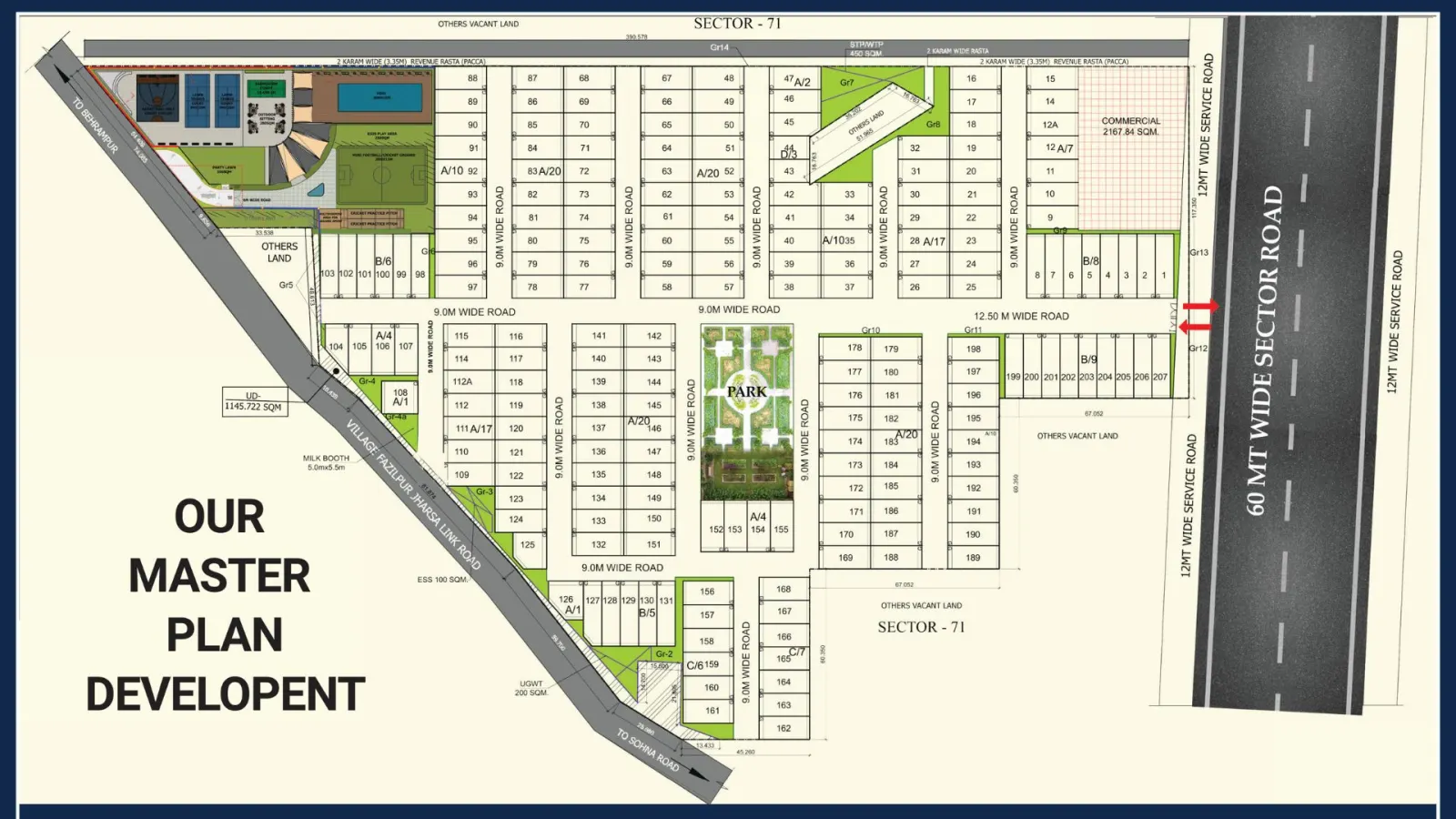 Trehan Luxury Floors 71 master plan