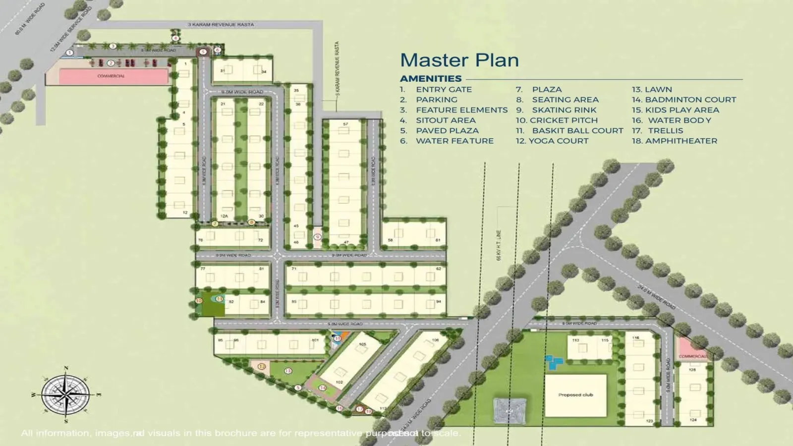 True Habitat Luxe Residency 112 master plan