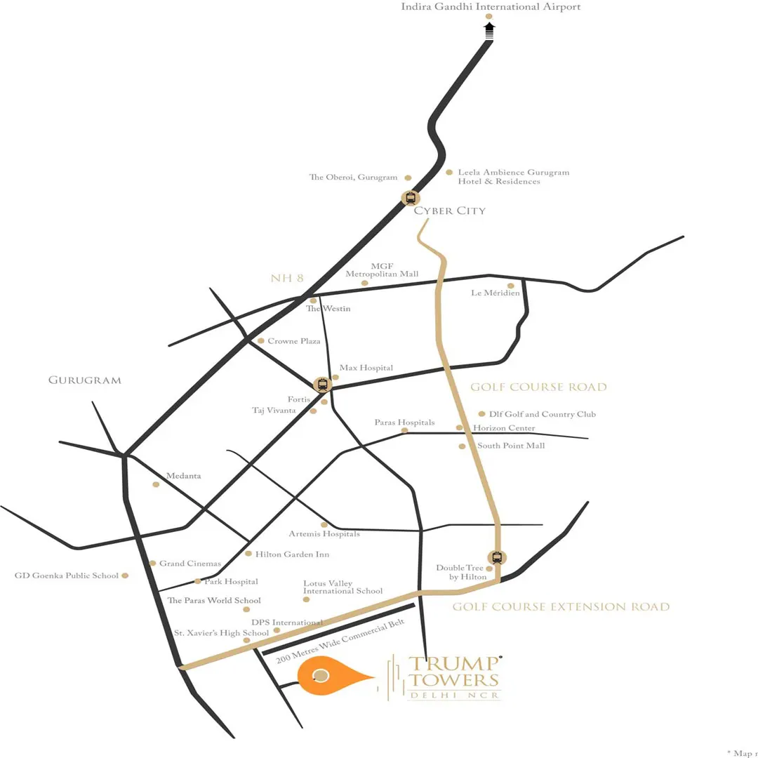 Trump Tower location map