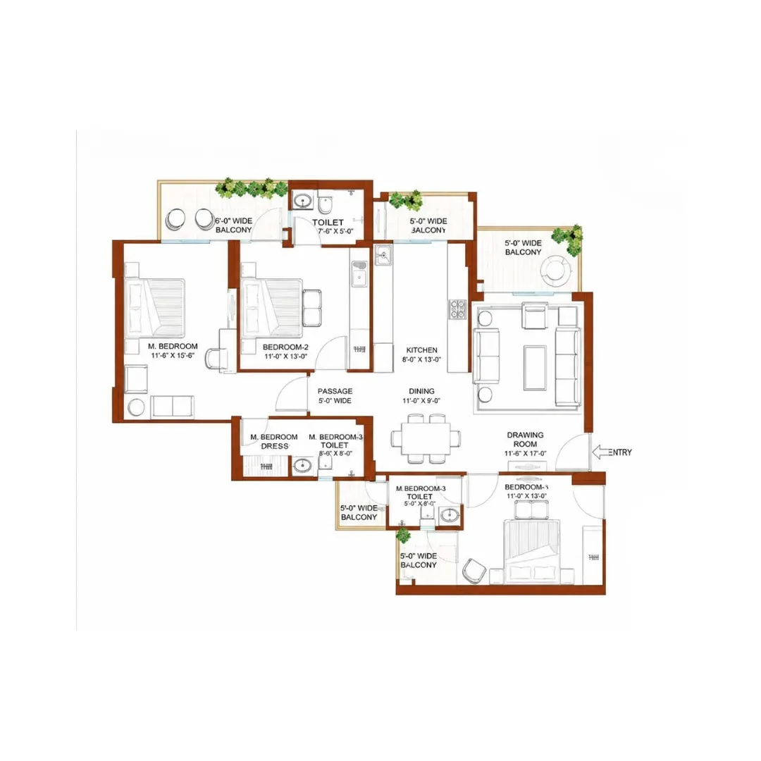 3BHK