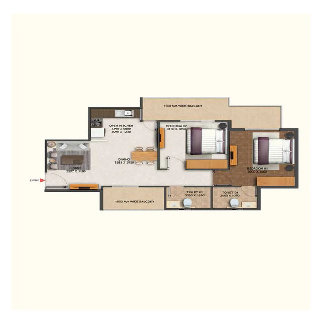 2BHK