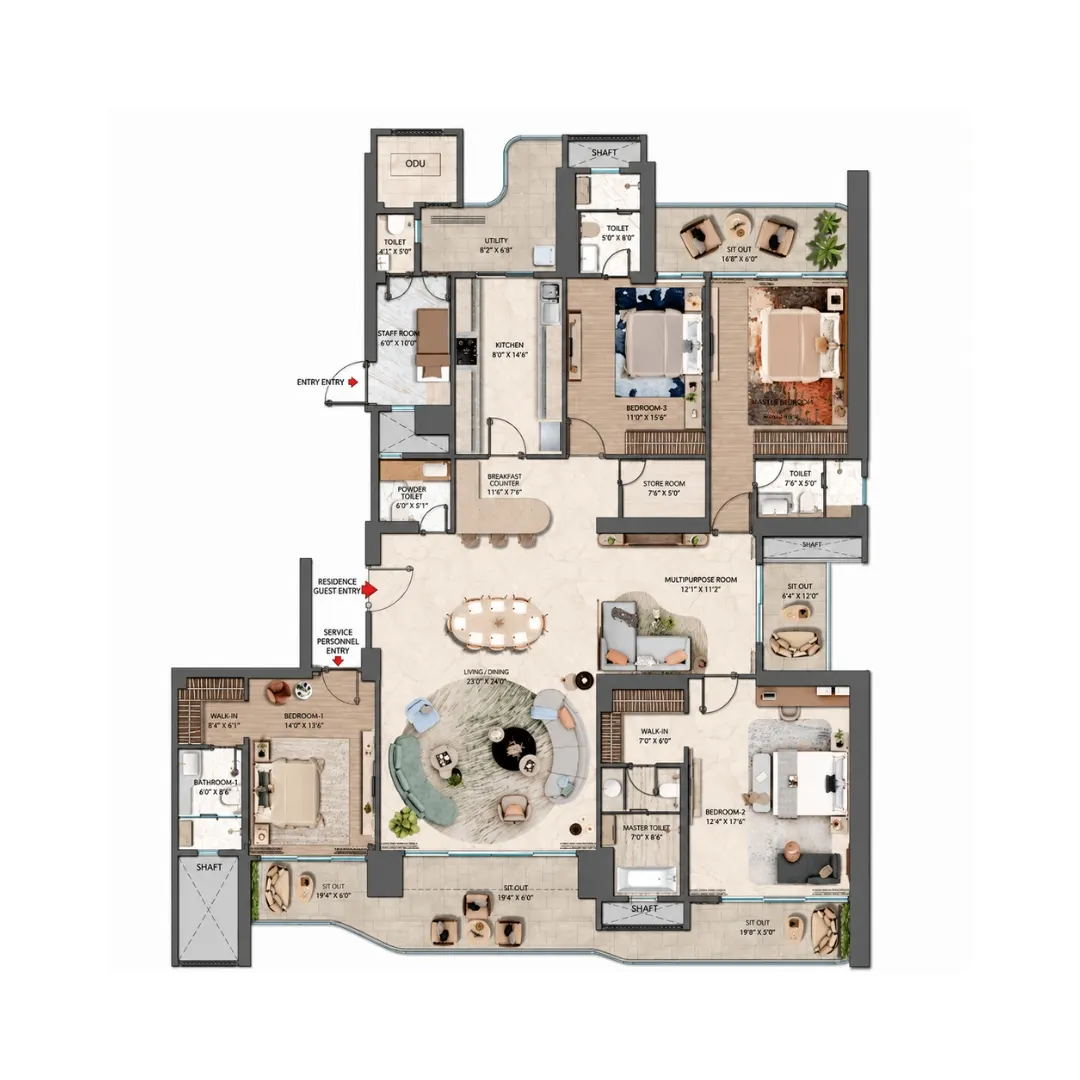 3BHK