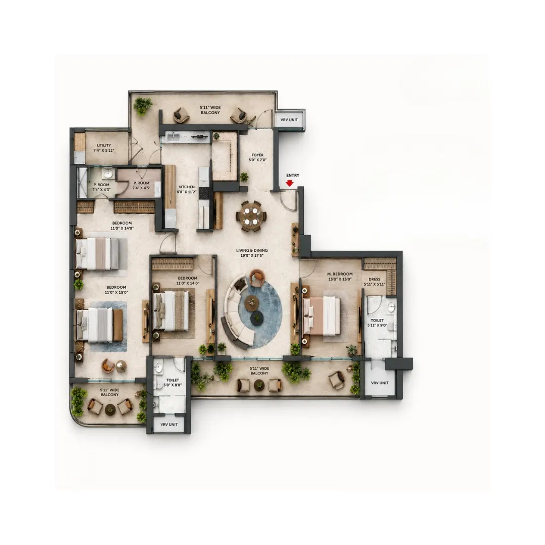 3BHK