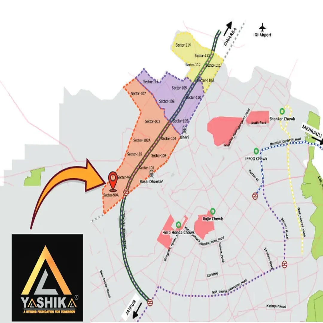 Yashika Green Square location map