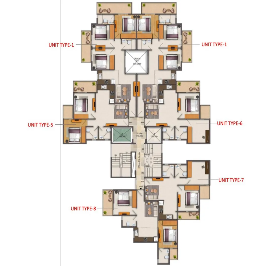 3BHK Type 7